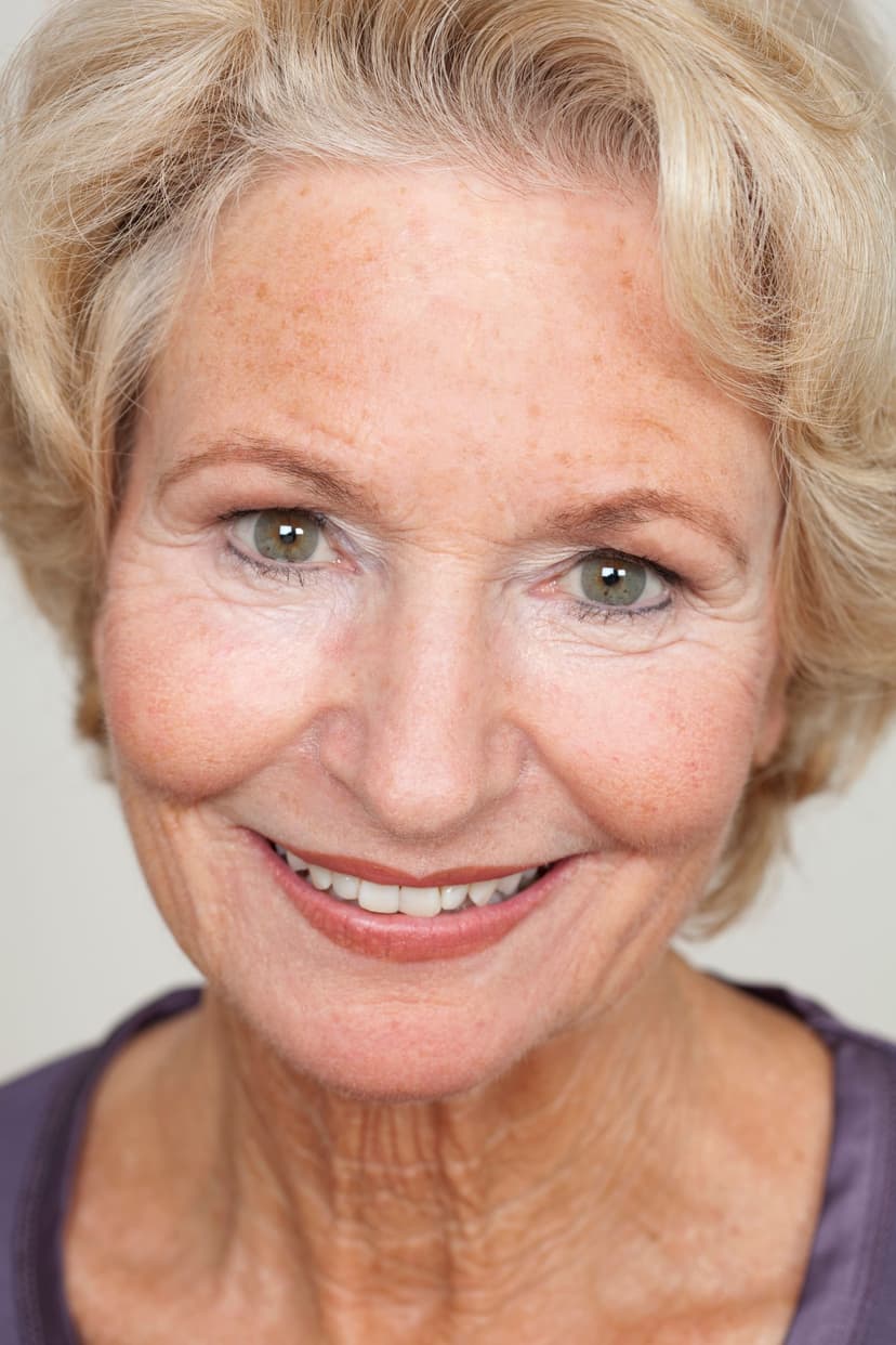 A smiling resident at Mount Zion Care